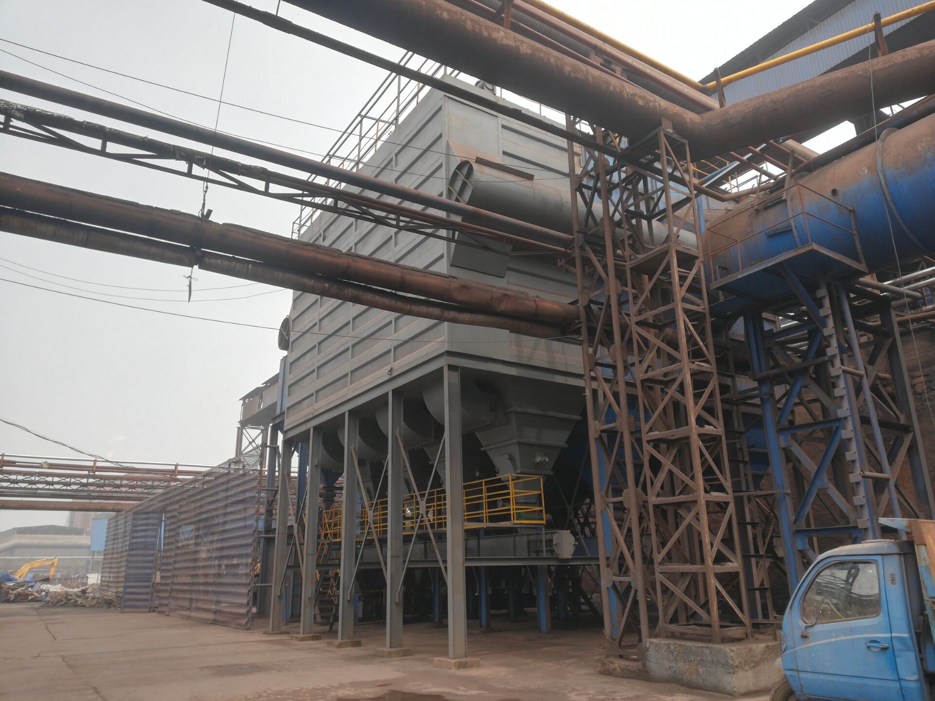 山西某鋼廠除塵器使用現場