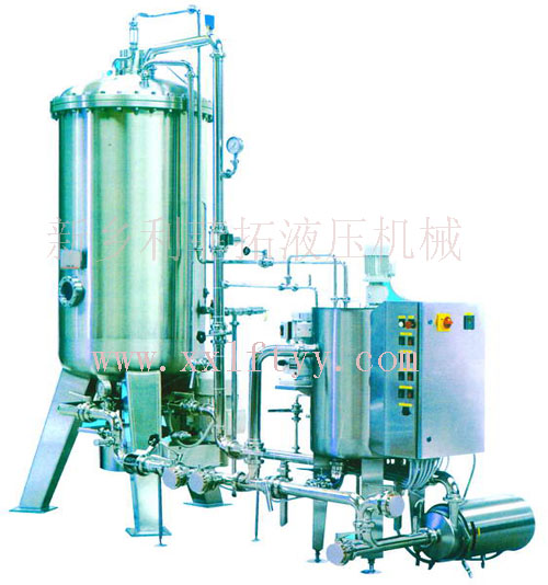 半自動水平圓盤式硅藻土過濾機